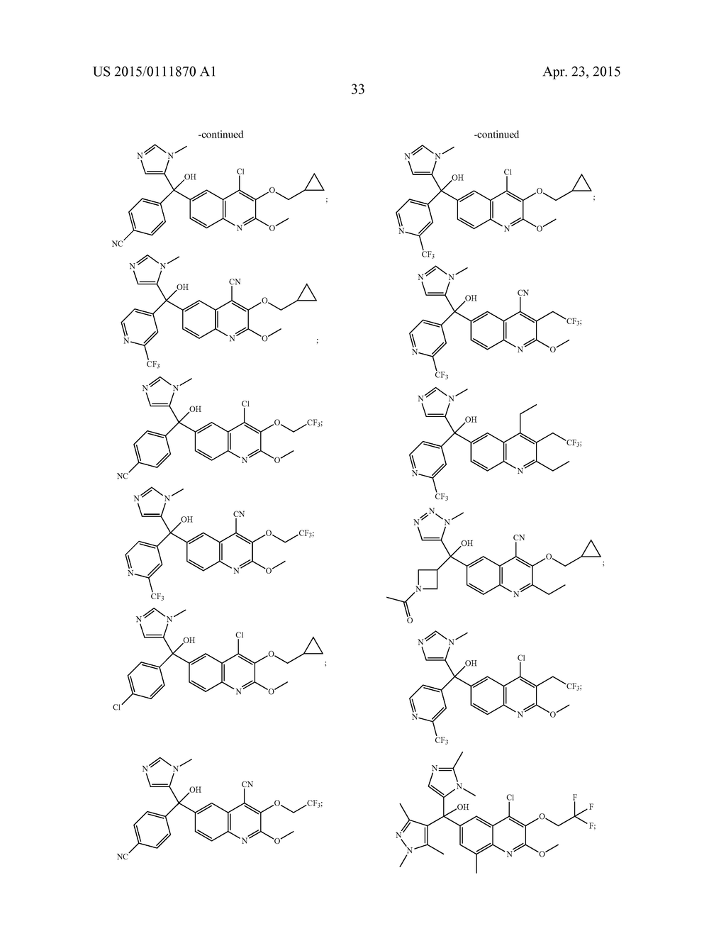 QUINOLINYL MODULATORS OF RORyt - diagram, schematic, and image 34