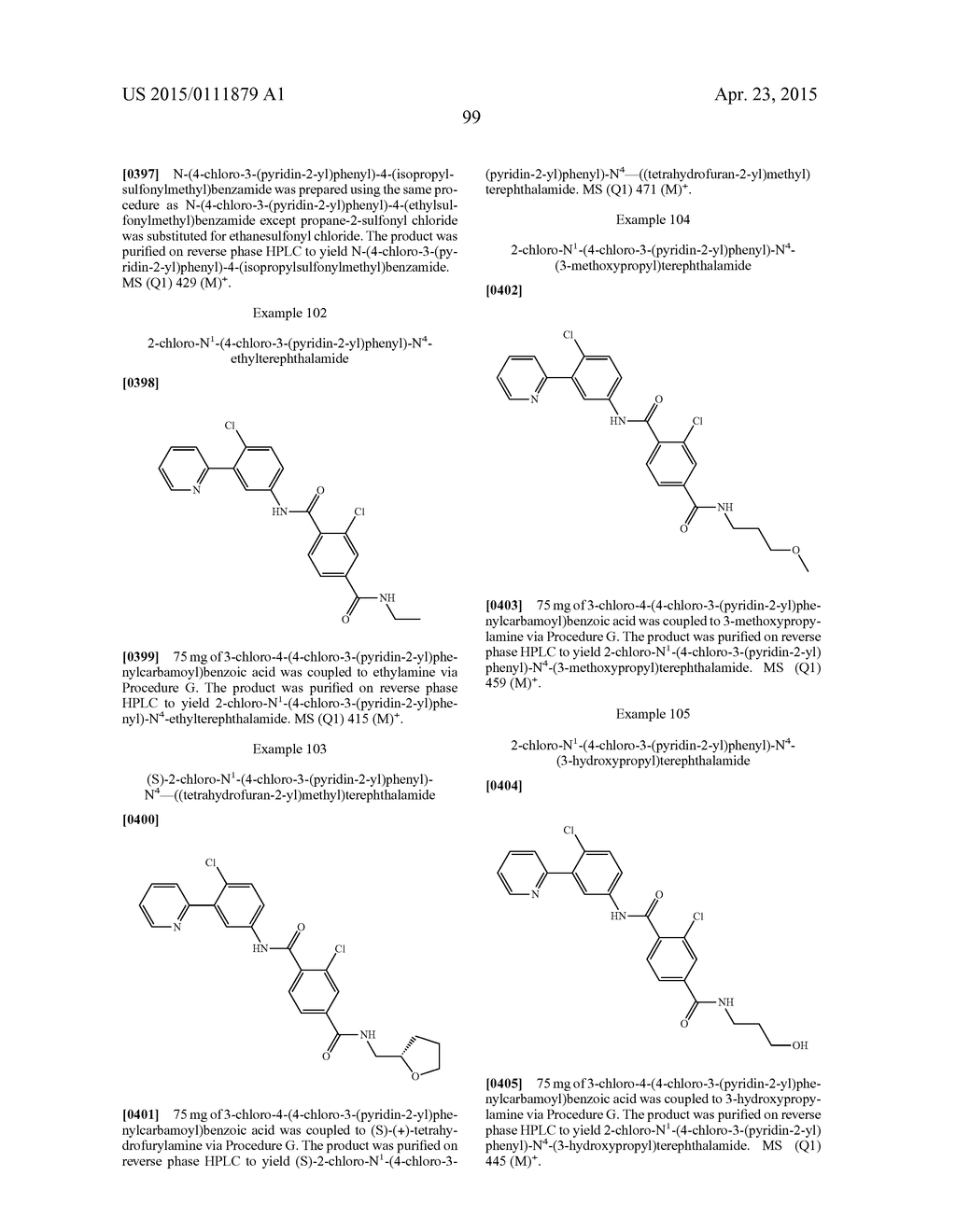 PYRIDYL INHIBITORS OF HEDGEHOG SIGNALLING - diagram, schematic, and image 100