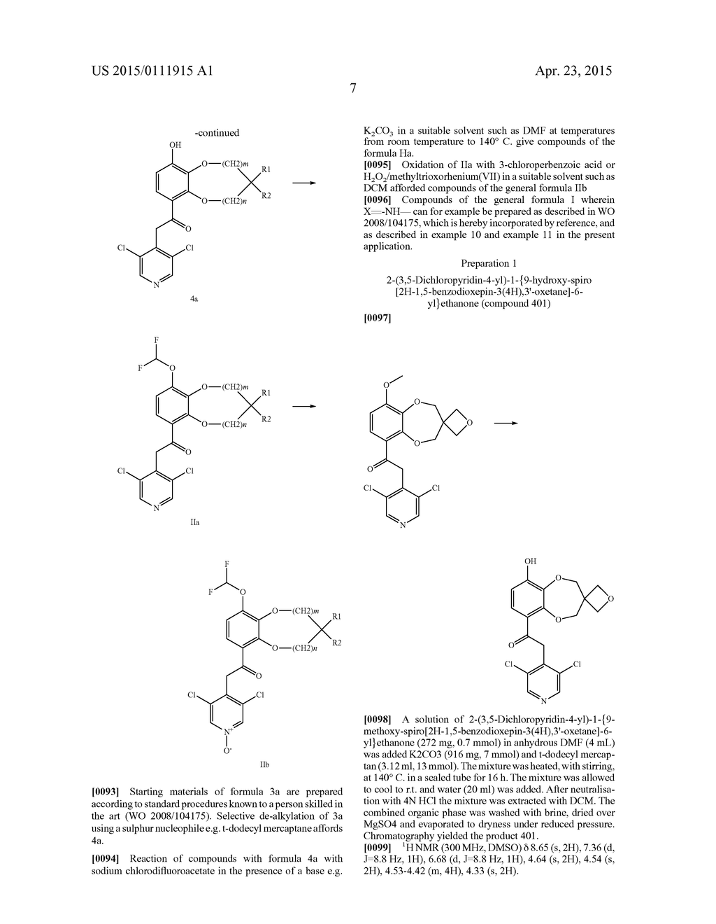 BENZODIOXOLE OR BENZODIOXEPINE HETEROCYCLIC COMPOUNDS AS PHOSPHODIESTERASE     INHIBITORS - diagram, schematic, and image 08
