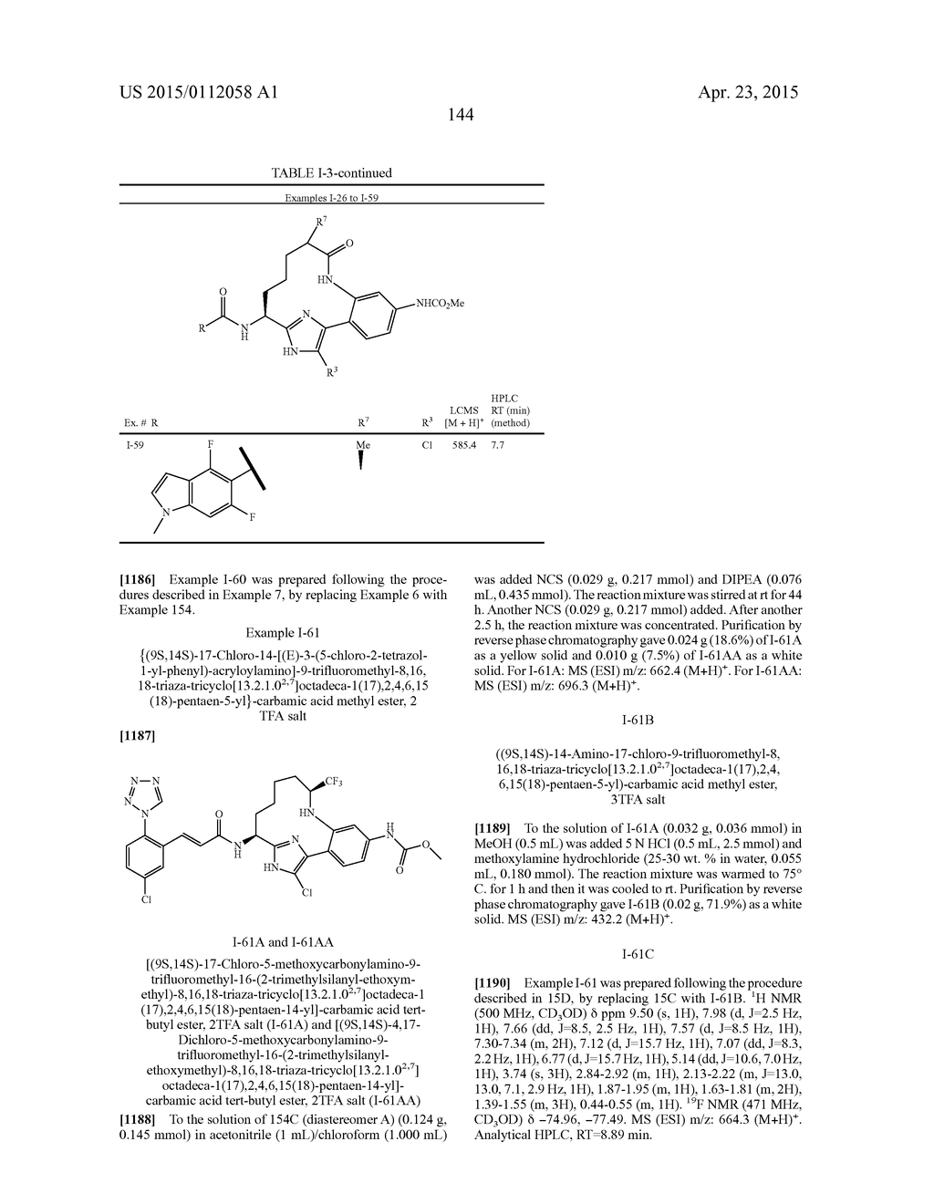 MACROCYCLES AS FACTOR XIA INHIBITORS - diagram, schematic, and image 145