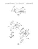 SURGICAL FORCEPS WITH BIFURCATED FLANGED JAW COMPONENTS diagram and image