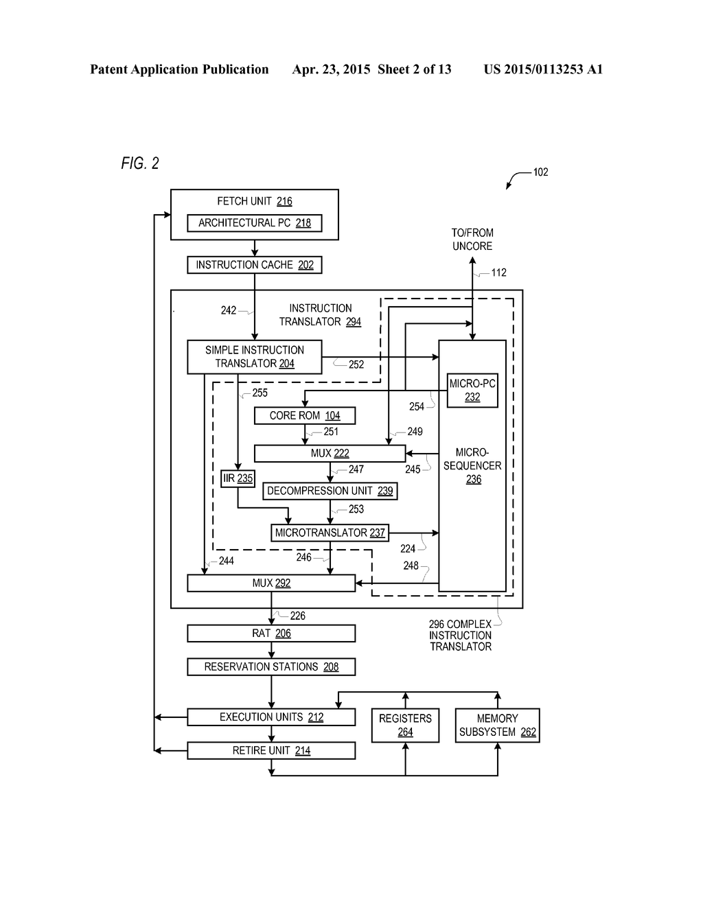 SELECTIVELY COMPRESSED MICROCODE - diagram, schematic, and image 03