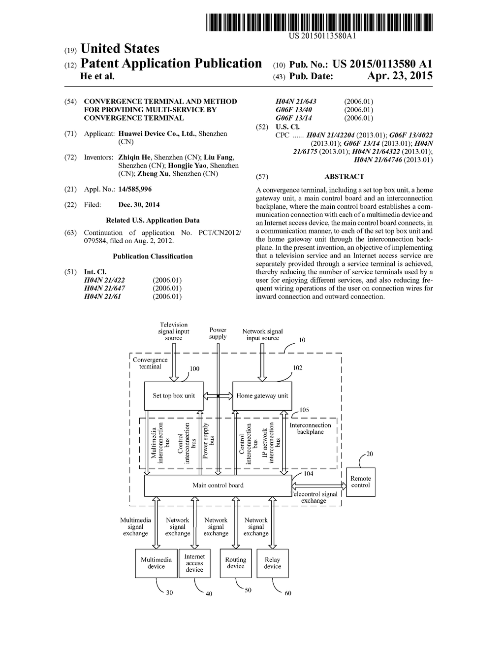 Convergence Terminal and Method for Providing Multi-Service by Convergence     Terminal - diagram, schematic, and image 01