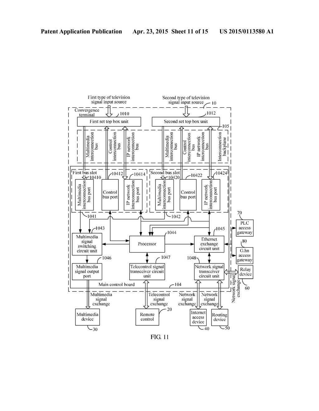 Convergence Terminal and Method for Providing Multi-Service by Convergence     Terminal - diagram, schematic, and image 12