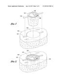 METHOD AND APPARATUS TO FILL & FIRE PROOF HOLES IN CONCRETE FLOORS OF     COMMERCIAL BUILDINGS UTILIZING A PRECAST PLUG diagram and image