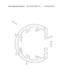 GAS TURBINE ENGINES HAVING FUEL INJECTOR SHROUDS WITH INTERIOR RIBS diagram and image