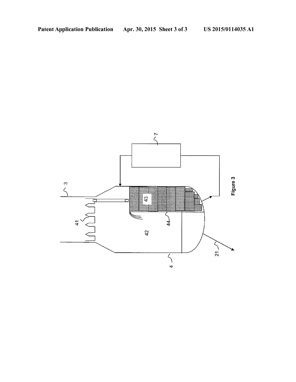 Process And Apparatus For The Separation By Cryogenic Distillation Of A     Mixture Of Methane, Carbon Dioxide And Hydrogen - diagram, schematic, and image 04