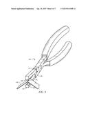 HOLE PUNCHING PLIERS AND METHOD OF USING SAME diagram and image