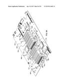 FABRICATING COOLED ELECTRONIC SYSTEM WITH LIQUID-COOLED COLD PLATE AND     THERMAL SPREADER diagram and image