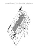 FABRICATING COOLED ELECTRONIC SYSTEM WITH LIQUID-COOLED COLD PLATE AND     THERMAL SPREADER diagram and image