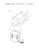 ELECTRONIC COMPONENT PACKAGE, ELECTRONIC COMPONENT SERIES, AND CARRIER     TAPE diagram and image