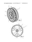 MOTORCYCLE WITH LATERAL SHOCK-ABSORBING DEVICE diagram and image