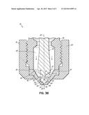 DISPENSING MODULE AND METHOD FOR DISPENSING AN ADHESIVE diagram and image