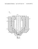 DISPENSING MODULE AND METHOD FOR DISPENSING AN ADHESIVE diagram and image