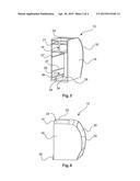 STORAGE CABINET FOR A MEANS OF TRANSPORT diagram and image