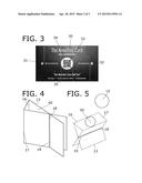 Business Card Golf Tee and Methods diagram and image