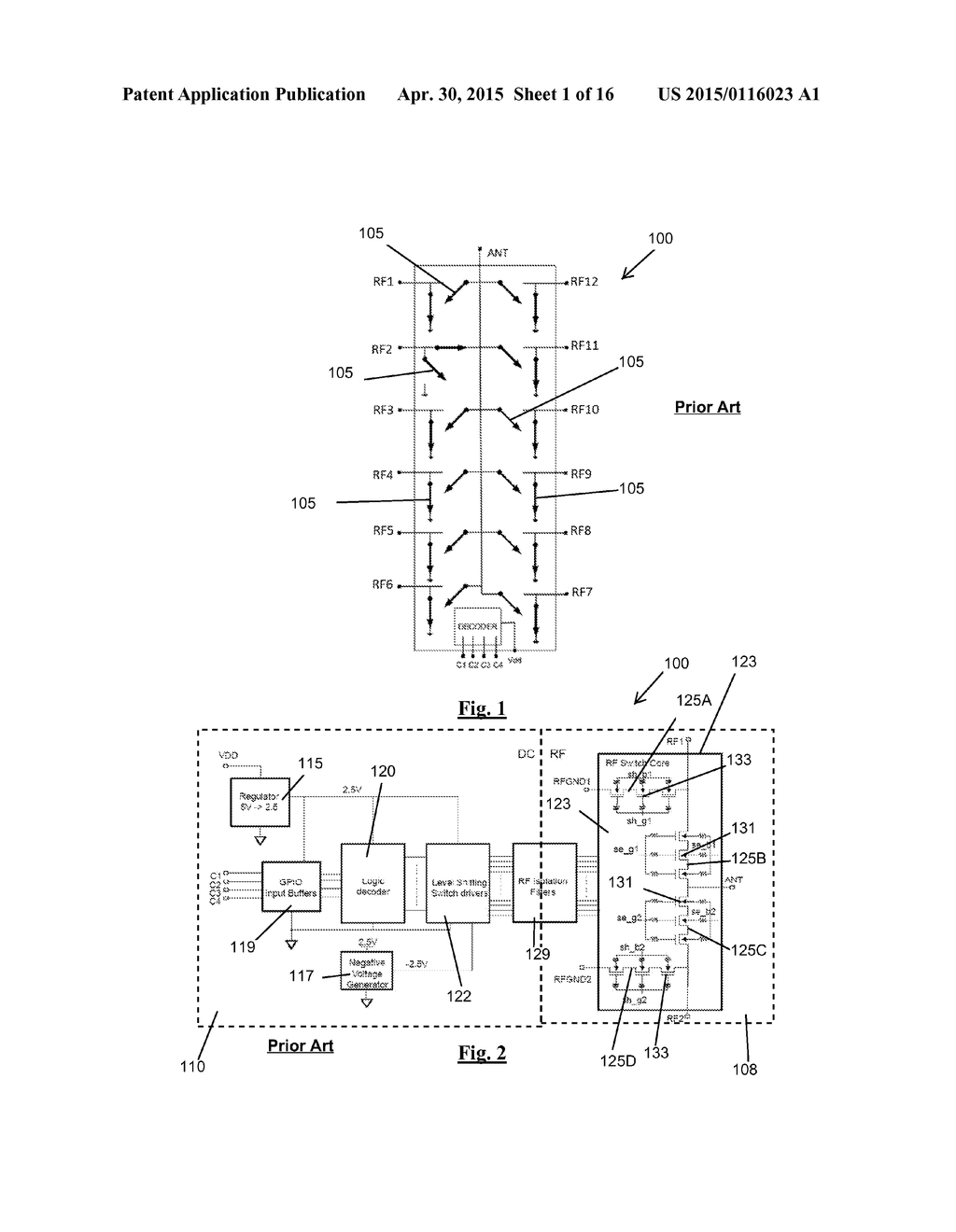 RADIO FREQUENCY SWITCH WITH IMPROVED SWITCHING TIME - diagram, schematic, and image 02