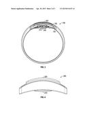 WRISTBAND WITH REMOVABLE ACTIVITY MONITORING DEVICE diagram and image