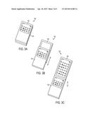 MULTIPLE DISPLAYS FOR A PORTABLE ELECTRONIC DEVICE AND A METHOD OF USE diagram and image