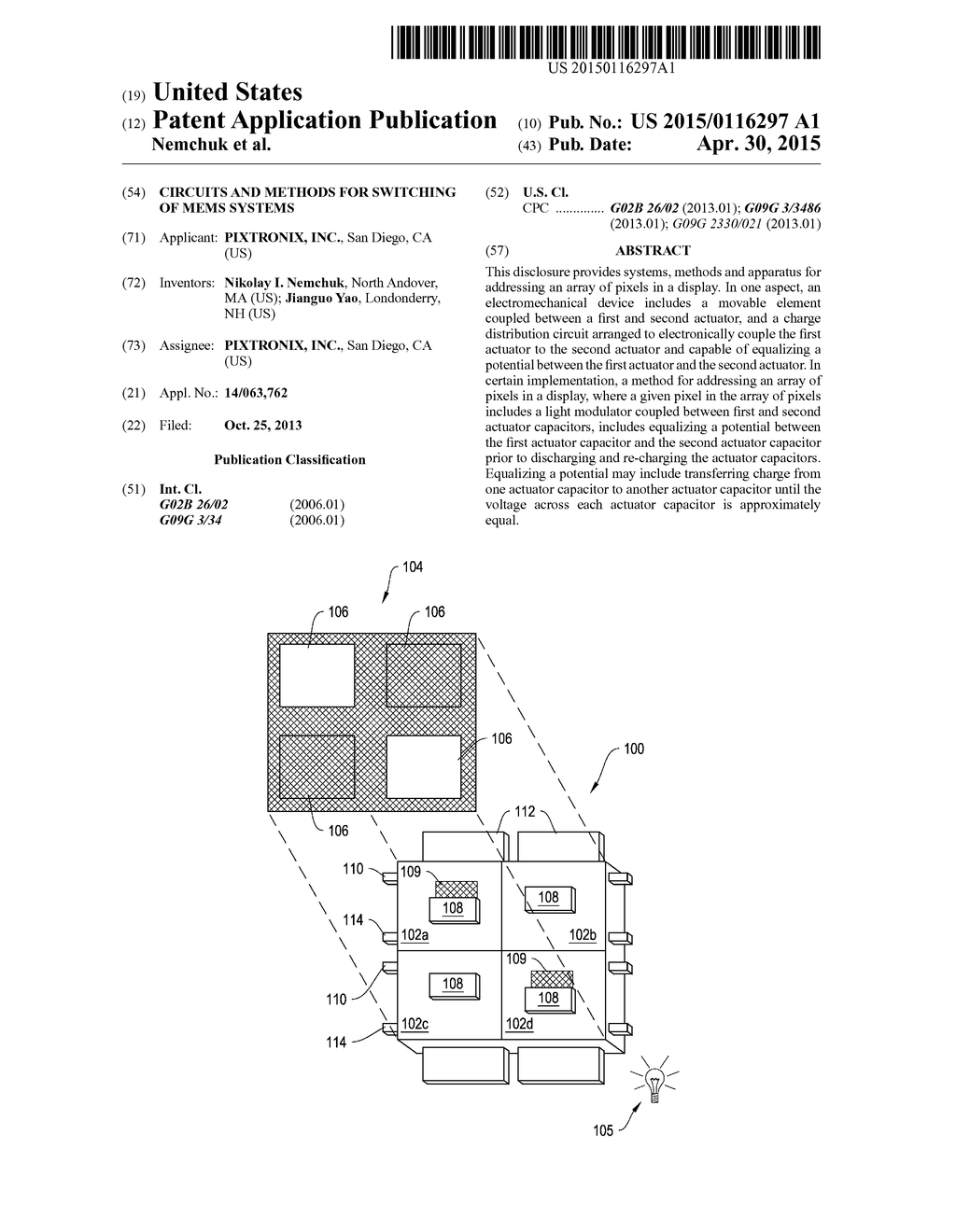 CIRCUITS AND METHODS FOR SWITCHING OF MEMS SYSTEMS - diagram, schematic, and image 01