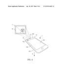 HANDHELD ELECTRONIC DEVICE AND IMAGE PROJECTION METHOD OF THE SAME diagram and image