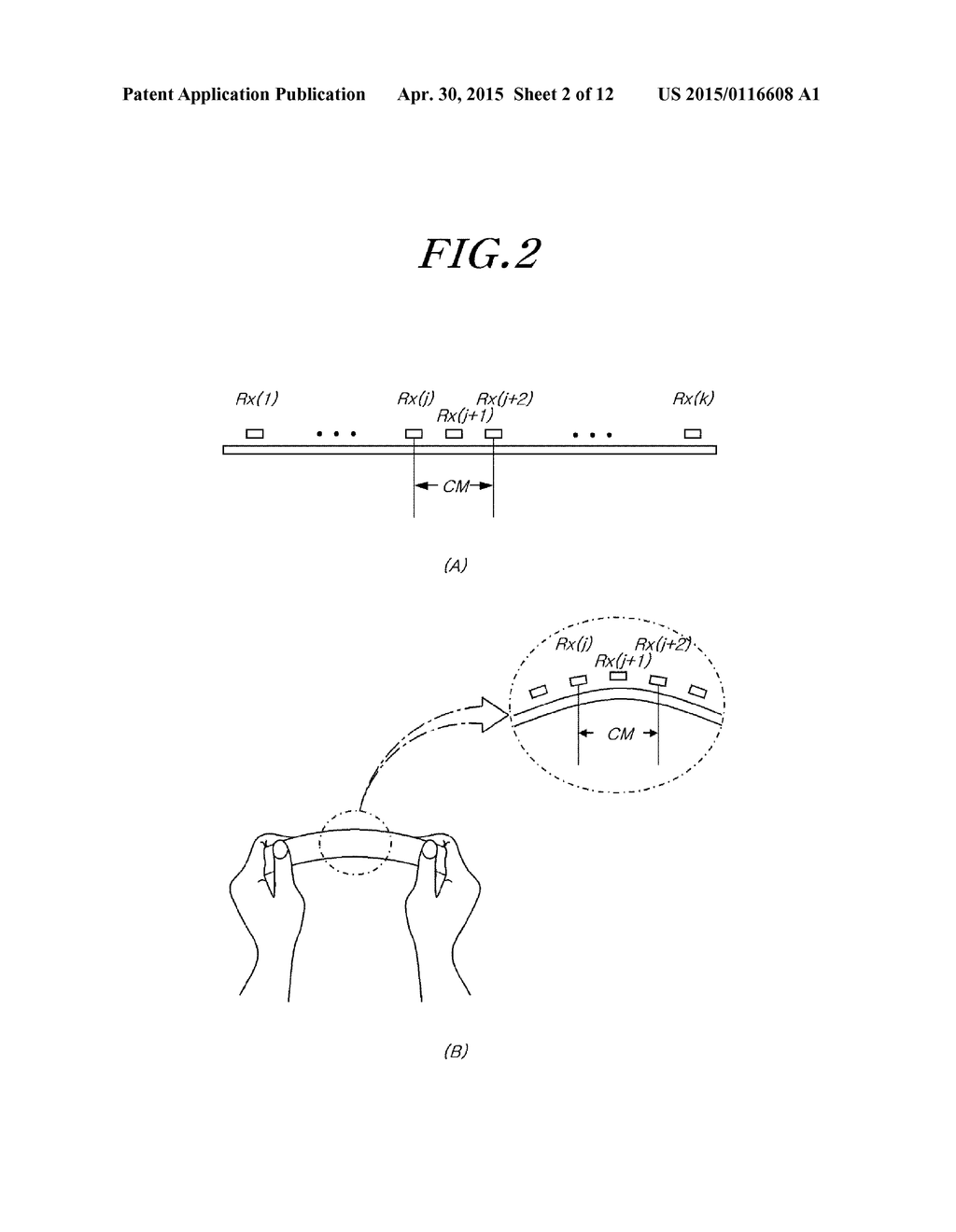 DISPLAY DEVICE AND METHOD FOR SENSING A BENDING OF THE DEVICE - diagram, schematic, and image 03