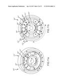 ROTARY ACTUATOR WITH COIL WINDING PORTIONS HAVING OPPOSING CURRENT FLOW     DIRECTIONS diagram and image