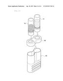 THREE-COMPONENT MIXING APPARATUS AND THREE-COMPONENT MIXING ADHESIVE KIT diagram and image