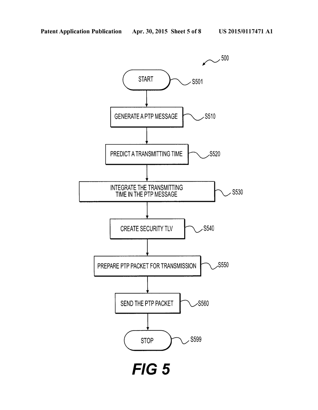 METHOD AND APPARATUS FOR SECURING CLOCK SYNCHRONIZATION IN A NETWORK - diagram, schematic, and image 06