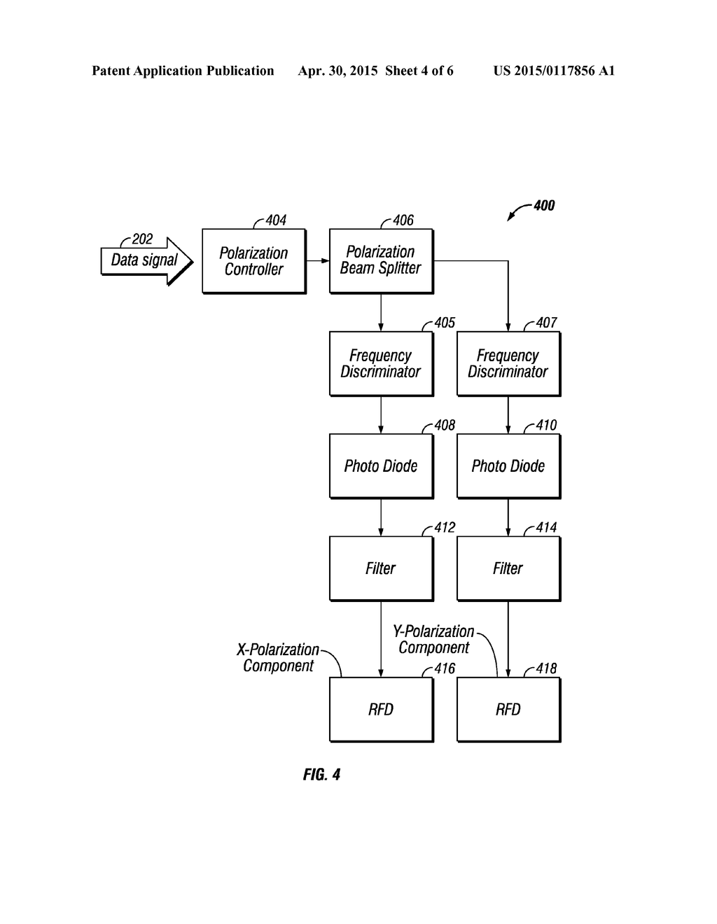 SYSTEM AND METHOD FOR MONITORING POWER IMBALANCE INDUCED BY     POLARIZATION-DEPENDENT LOSS - diagram, schematic, and image 05