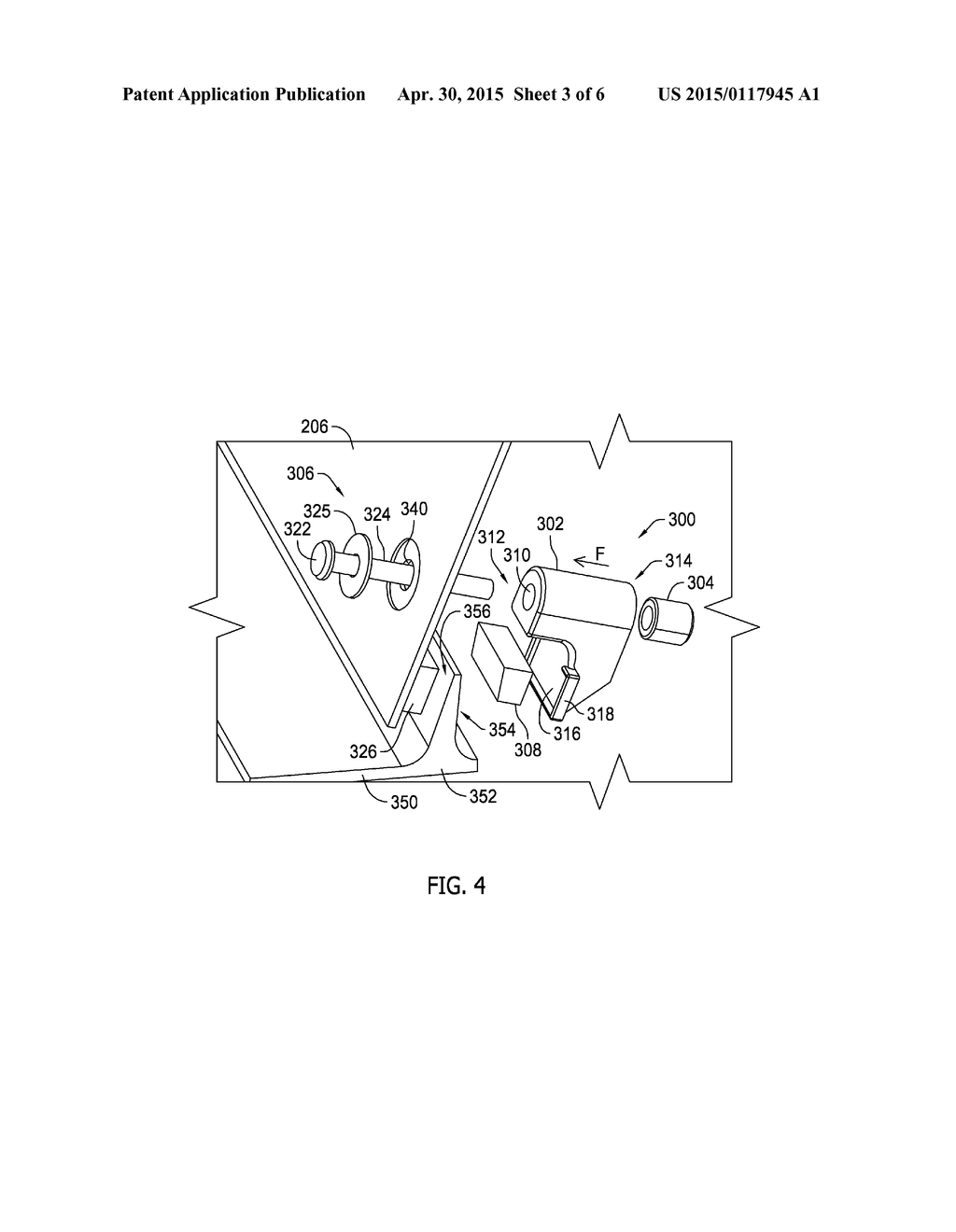 CLAMP DEVICE FOR USE WITH A DECOMPRESSION PANEL IN AN AIRCRAFT ASSEMBLY - diagram, schematic, and image 04