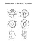 Helical Screw Pile and Soil Displacement Device with Curved Blades diagram and image