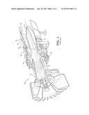 GAS TURBINE DIFFUSER STRUT INCLUDING COANDA FLOW INJECTION diagram and image