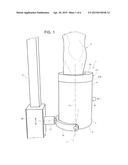 MACHINE FOR FORMING A CAST OF AN END PORTION OF AN AMPUTATED LIMB diagram and image