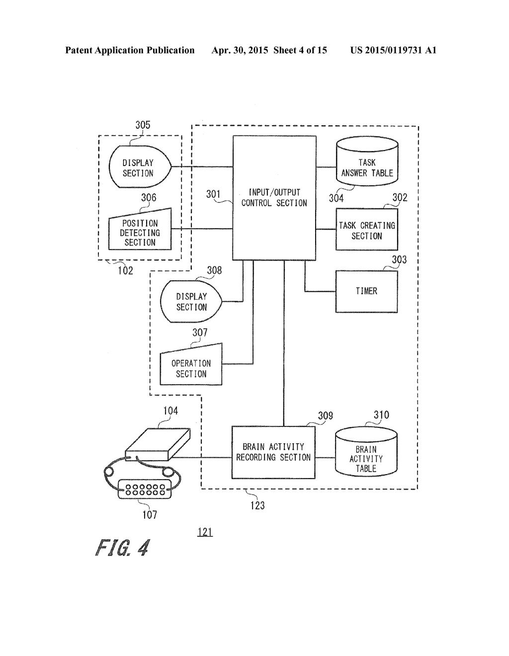 COGNITIVE FUNCTION TESTING SYSTEM, COGNITIVE FUNCTION ESTIMATION SYSTEM,     COGNITIVE FUNCTION TESTING METHOD, AND COGNITIVE FUNCTION ESTIMATION     METHOD - diagram, schematic, and image 05