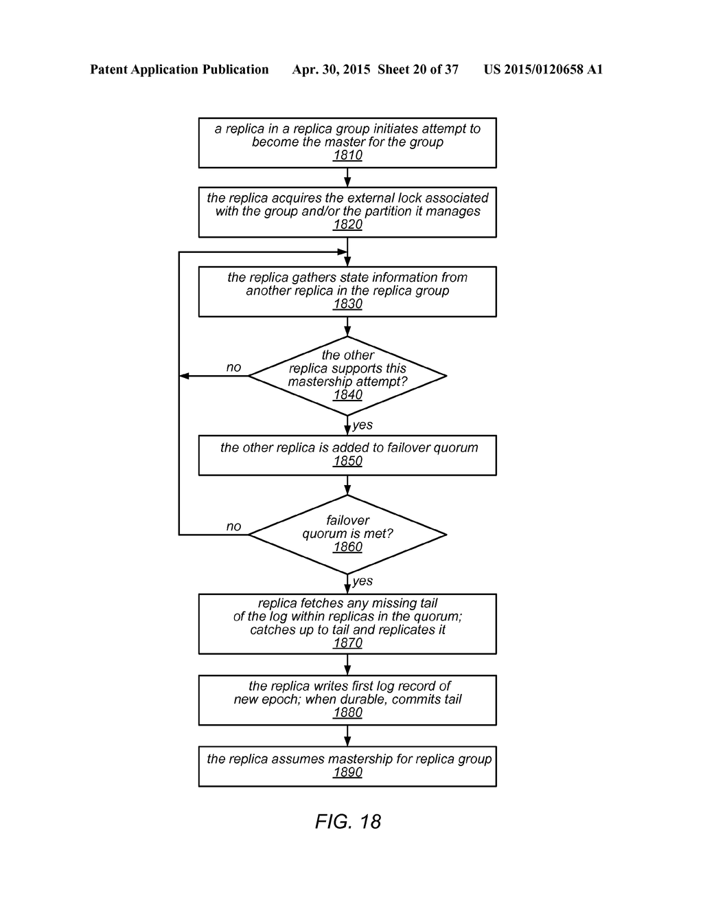 SYSTEM AND METHOD FOR SPLITTING A REPLICATED DATA PARTITION - diagram, schematic, and image 21
