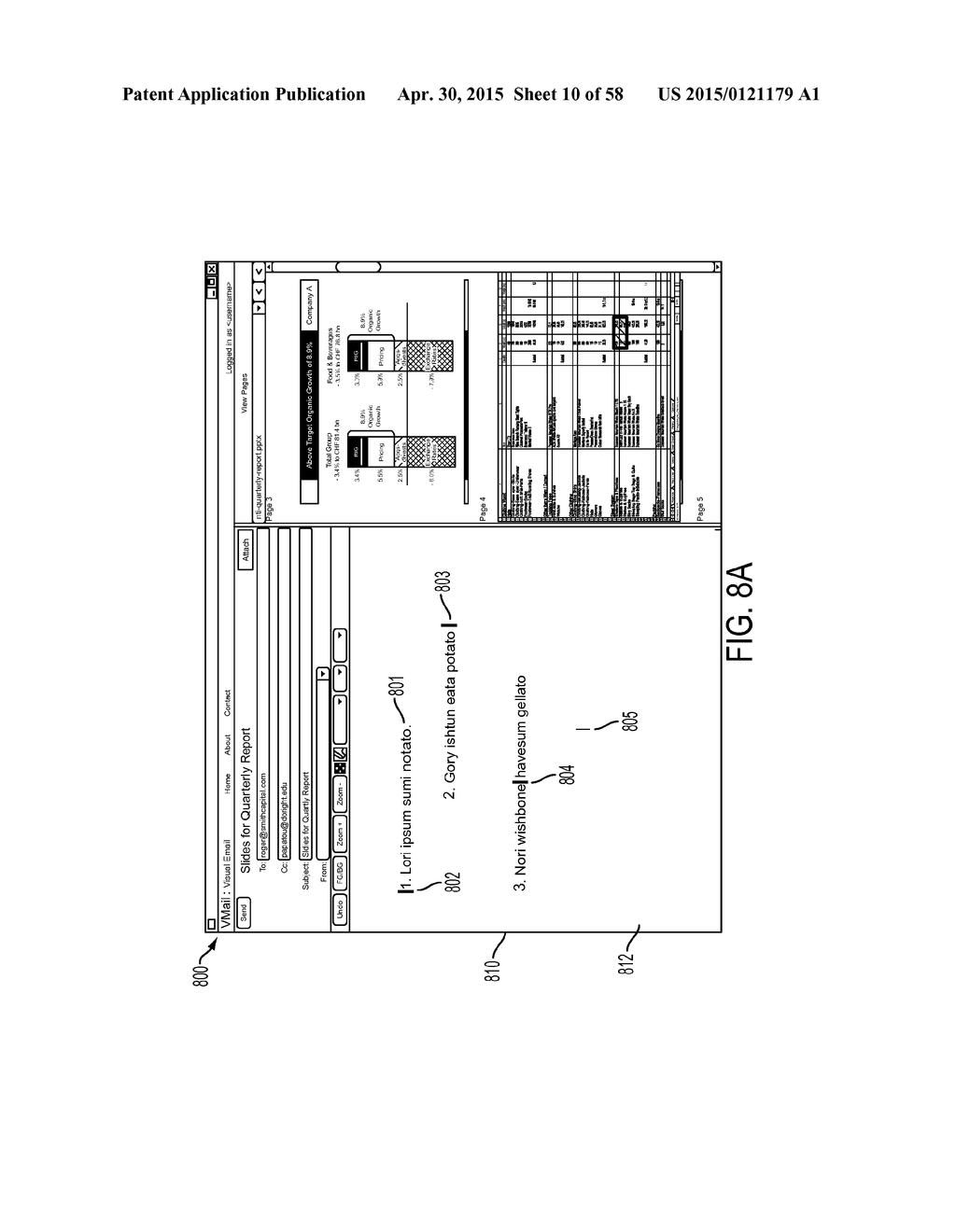 SYSTEM AND METHOD FOR CREATING GRAPHICALLY RICH MESSAGES INCORPORATING     SHARED DOCMENTS - diagram, schematic, and image 11