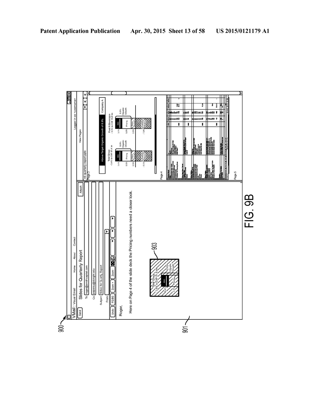 SYSTEM AND METHOD FOR CREATING GRAPHICALLY RICH MESSAGES INCORPORATING     SHARED DOCMENTS - diagram, schematic, and image 14