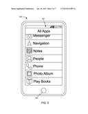 USER INTERFACE FOR PORTABLE DEVICE diagram and image