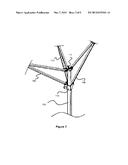 Canopy Framework With Locking Cam Lever diagram and image