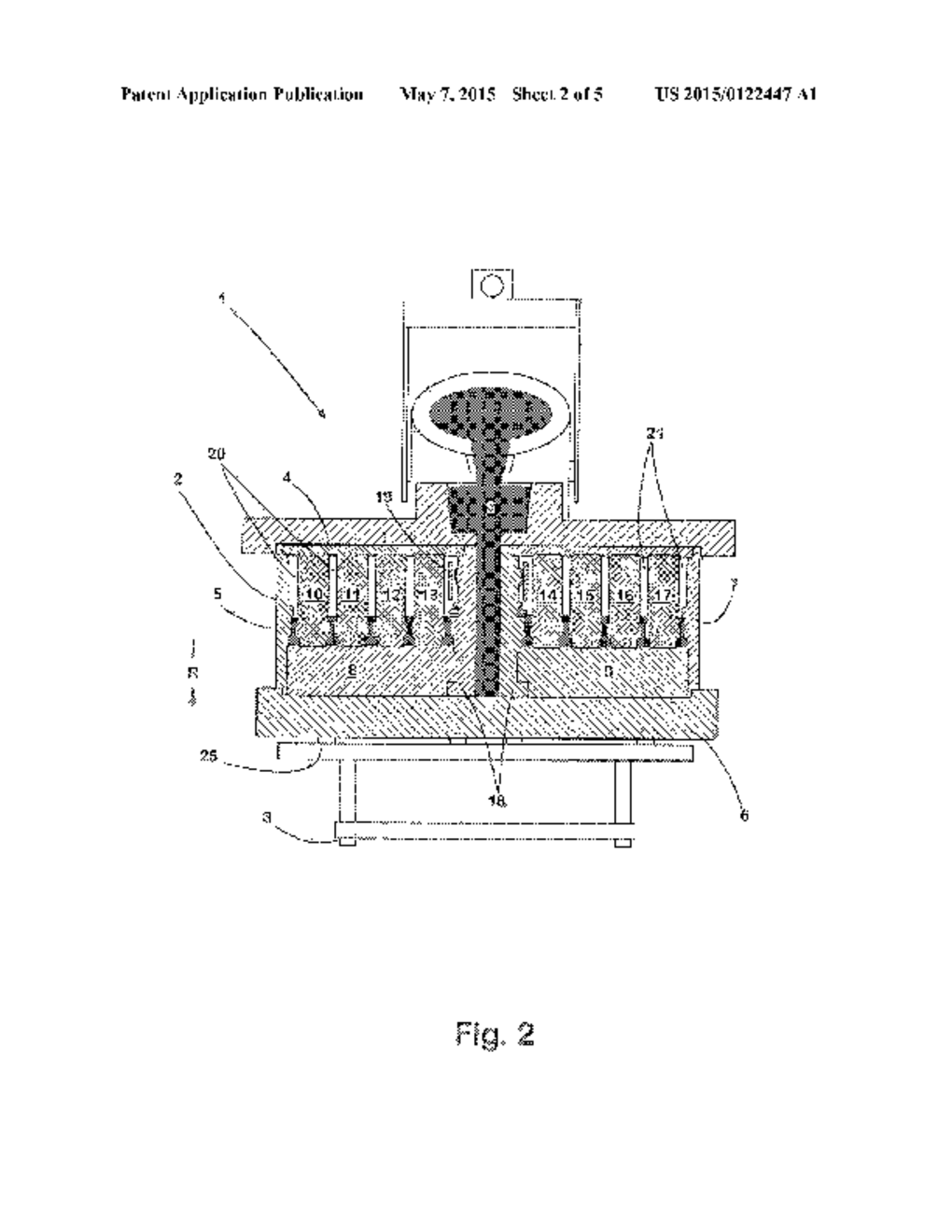 Method for Casting a Cast Piece with at Least One Through-Opening - diagram, schematic, and image 03