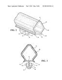 METHOD FOR INJECTION MOLDING END MUCKETS TO A PREVIOUSLY MOLDED VEHICLE     PANEL AND PRIOR TO INSTALLATION OF A SEPARATELY EXTRUDED AND ELONGATED     COMPRESSION SEAL diagram and image