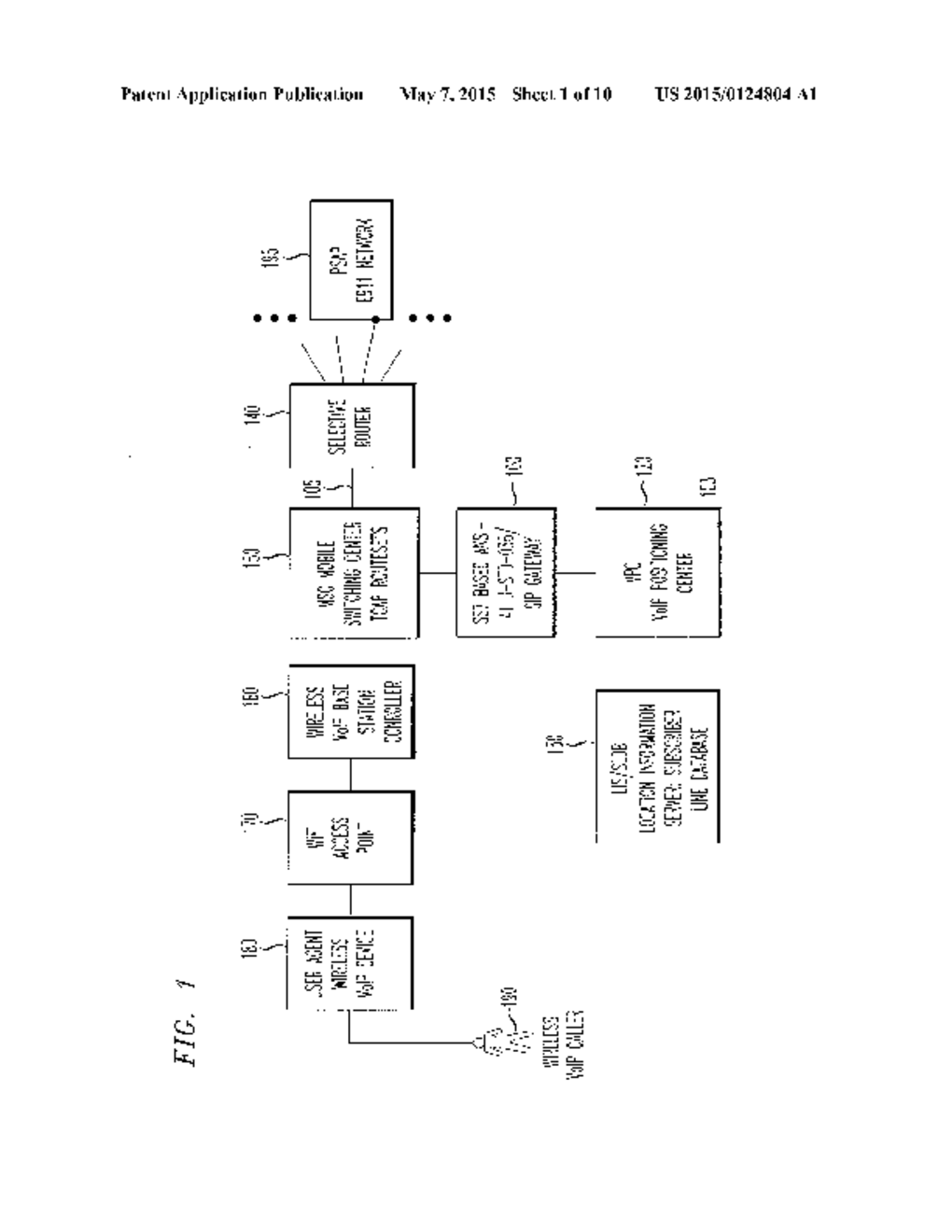 SS7 ISUP to SIP Based Call Signaling Conversion Gateway for Wireless VoIP     E911 - diagram, schematic, and image 02