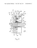 METHOD FOR THE CONNECTION OF SHEET METAL PARTS AND COMPONENT ASSEMBLY AS     WELL AS SETTING HEAD AND DIE BUTTON diagram and image