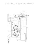 APPARATUS FOR THE INTERMITTENT APPLICATION OF A LIQUID TO PASTY MEDIUM     ONTO AN APPLICATION SURFACE diagram and image