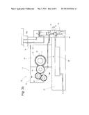 APPARATUS FOR THE INTERMITTENT APPLICATION OF A LIQUID TO PASTY MEDIUM     ONTO AN APPLICATION SURFACE diagram and image