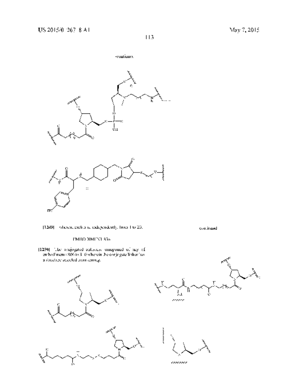 CONJUGATED ANTISENSE COMPOUNDS AND THEIR USE - diagram, schematic, and image 114