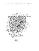 ARTICULATED SOLE STRUCTURE WITH SIPES FORMING HEXAGONAL SOLE ELEMENTS diagram and image