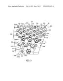 ARTICULATED SOLE STRUCTURE WITH SIPES FORMING HEXAGONAL SOLE ELEMENTS diagram and image