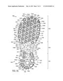 ARTICULATED SOLE STRUCTURE WITH SIPES FORMING HEXAGONAL SOLE ELEMENTS diagram and image